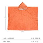 Poncho impermable a capuche pour homme et femme, manteau de pluie, portable, d'urgence, randonne en ...