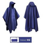 Poncho de pluie tactique d'extérieur 3 en 1, cape individuelle, imperméable de camping, niveau de pluie, ... Poncho de pluie tactique d'extérieur 3 en 1, cape individuelle, imperméable de camping, niveau de pluie, ...
