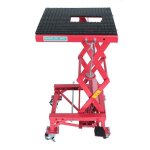 Pont el�vateur 135kg, plateforme el�vatrice, b�quille d'atelier pour moto, quad, scooter, tondeuse