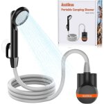 Portable camping douche, camping douche avec batterie rechargeable, petite tête de douche rechargeable ... Portable camping douche, camping douche avec batterie rechargeable, petite tête de douche rechargeable ...
