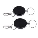 Porte badge rétractable robuste, 2 pièces, porte cartes d'identité, bobine a clip pour camping randonnée ... Porte badge rétractable robuste, 2 pièces, porte cartes d'identité, bobine a clip pour camping randonnée ...