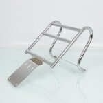 Porte bagage arri�re rms pour scooter piaggio 125 vespa px 1977 - 1982 chrom� neuf