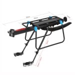 Porte - bagages de vélo réglable a dégagement rapide, porte - bagages arrière pour vtt, vélo de route, ... Porte - bagages de vélo réglable a dégagement rapide, porte - bagages arrière pour vtt, vélo de route, ...