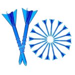 Porte - balle de golf a 4 griffes, durable, en plastique, new - 100pcs