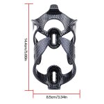 Porte - bidon cage ultralger 100% en fibres de carbone pour cyclisme, accessoire pour bouteille d'eau, ...