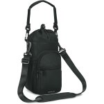 Porte bouteille isotherme sac gourde avec bandoulire 1l avec poche pour tlphone sac bouteille deau ...