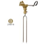 Porte - canne a pche pliable en alliage d'aluminium, support a angle rglable