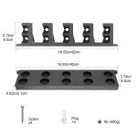Porte - cannes a pche, support mural vertical, stockage jusqu' 10 cannes, outils de rangement, 4 couleurs ...