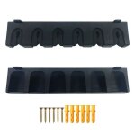 Porte - canne a pche vertical a 6 cannes, support mural modulaire pour garage, cadre fixe - type vertical ...