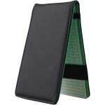 Porte - carte de score de golf en cuir synthtique de luxe avec 2 cartes de score et crayon