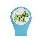 Porte - chapeau de golf en silicone, marqueur de balle avec fort aimant attach a votre bord de poche, ...
