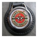 Porte cl� dads garage full service en m�tal et simili cuir