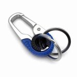 Porte cl durable avec crochet, boucle mtallique, mousqueton d'extrieur, outils d'escalade, double ...