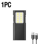 Porte - cls led lampe de poche portable edc lampe de travail type - c mini torche rechargeable camping ...