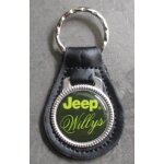 Porte cl mtal cuir jeep willys vert automobile 4x4 usa