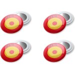 Porte - dossard aimant running - pack 4 aimants dossards triathlon, fixation haute rsistance, accessoires ...