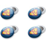 Porte - dossard aimant running - pack 4 aimants dossards triathlon, fixation haute rsistance, accessoires ...