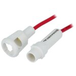 Porte - fusible 5x20mm - max 5a - fils nus