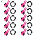 Porte - hameon pour canne a pche, 10 pices, portable, leurre, cintre, equipement