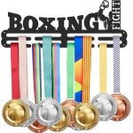 Porte - mdailles de boxe, crochets pour mdailles, barres de rcompenses suspendues, porte - mdailles ...
