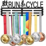 Porte - mdailles run cycle, etagre de cyclisme, porte - ruban de rcompenses, crochet de mdaille, ...