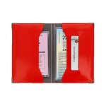 Porte - papiers voiture vernis rouge