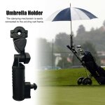 Porte - parapluie universel noir pour chariot de golf, support durable, angle réglable pour buggy, landau ... Porte - parapluie universel noir pour chariot de golf, support durable, angle réglable pour buggy, landau ...