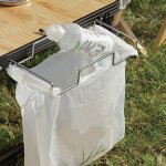 Porte sac poubelle de camping portable, etagère de stockage, support de cuisine, porte meuble Porte sac poubelle de camping portable, etagère de stockage, support de cuisine, porte meuble