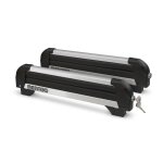 Porte - skis sur barres de toit 4 paires de skis ou 2 surfs - menabo iceberg