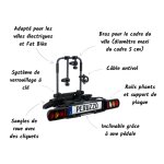 Porte - velo sur attelage pure instinct 2 velos peruzzo