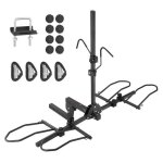 Porte - vélos - vevor - porte - vélos sur attelage 2 places charge 72, 6 kg receveur 50 mm pour suv, ... Porte - vélos - vevor - porte - vélos sur attelage 2 places charge 72, 6 kg receveur 50 mm pour suv, ...