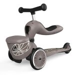 Porteur evolutif en trottinette highwaykick 1 lignes taupe - scoot & ride