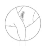 Pot de dcoration plante cadre d'escalade roses plantes support cour 13. 78x17. 9 pouces 1 pice