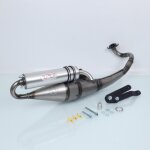Pot d echappement leovince pour scooter peugeot 50 jet c - tech 2007 a 2017 hand made tt / 4059 neuf