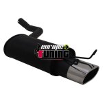 Pot echappement sport mercedes w201 88 - 93 135x75mm
