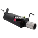 Pot echappement sport opel corsa c 1x90mm cup