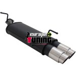 Pot echappement sport opel vectra b 2x76mm design