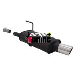 Pot echappement sport peugeot 206 1x90mm speed