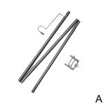 Poteau de lampe pliable en alliage d'aluminium, camping en plein air, randonn�e, portable, p�che, suspension, ...