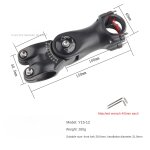 Potence rglable pour guidon de vlo de route et vtt, pice en alliage d'aluminium ultralger, 31. 8mm ...