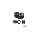 Potence route / vtt ahead set 1''1 / 8 l35 uno alu noir mat angle 0 (cintre 31. 8)