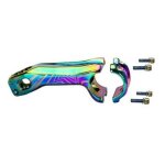 Potence de vlo de montagne, tige de 31, 8 mm, tige de guidon en aluminium colore 80 mm yd9779