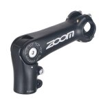 Potence vtt - urbain - trekking zoom reglable rehausse alu noir mat 31. 8 l 90mm ahead - set 11 - 8