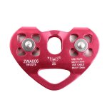 Poulie de chariot a c�ble 30kn avec roulement a billes, accessoires d'alpinisme en plein air, poulie ...