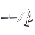 Poulie de musculation 2 pi�ces avec corde, avant - bras, triceps, exercice, sport