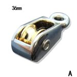 Poulie pivotante simple et double en alliage de zinc, 36 / 52 / 75mm, 1 pice, accessoire d'escalade ...