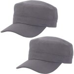 Ppdaz - 2 pièces casquette de baseball homme femme plat classic vintage armée militaire cadet style coton ... Ppdaz - 2 pièces casquette de baseball homme femme plat classic vintage armée militaire cadet style coton ...
