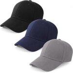 Ppdaz - lot de 3 casquettes de baseball pour homme et femme, 100 % coton, rglable, couleur unie, unisexe, ...