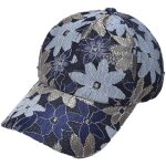 Ppdaz - casquette de baseball pour homme et femme - protection uv - motif fleurs brodes - casquette ...