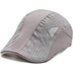 Ppdaz - casquette de baseball a schage rapide casquette plate pour hommes newsboy chapeau d't maille ...